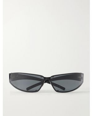 Saint Laurent Sl 963 Square-Frame Metal Sunglasses - Grey