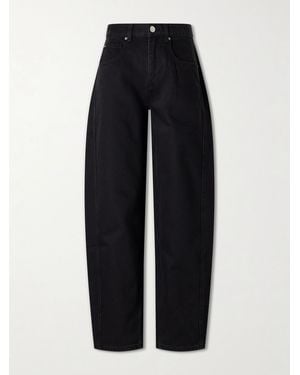 Isabel Marant Oriane Logo-Debossed Mid-Rise Boyfriend Jeans - Blue