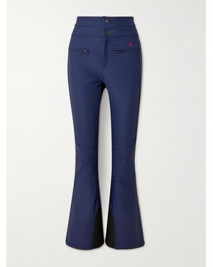 Perfect Moment Aurora Embroidered Bootcut Ski Trousers - Blue