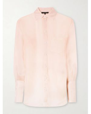 Kiki de Montparnasse Silk-Organza Shirt - Pink