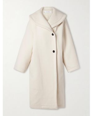 The Row Regino Oversized-Mantel Aus Wolle - Natur