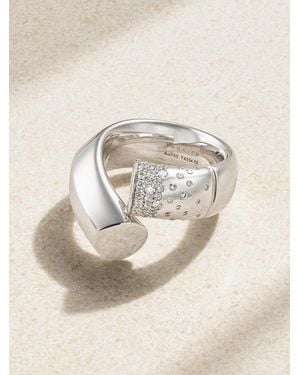 Tabayer Oera Large 18-Karat Diamond Ring - Natural