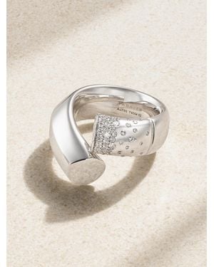 Tabayer Oera Large 18-Karat Diamond Ring - Natural