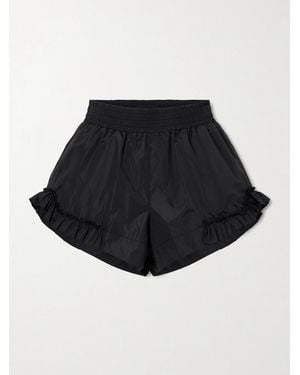 Simone Rocha Shorts Aus Shell Mit Rüschen - Schwarz