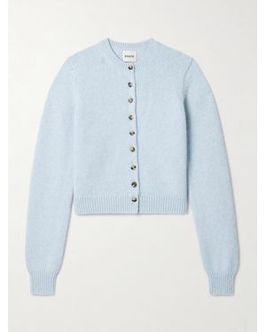 KHAITE Everheart Cardigan Aus Kaschmir - Blau