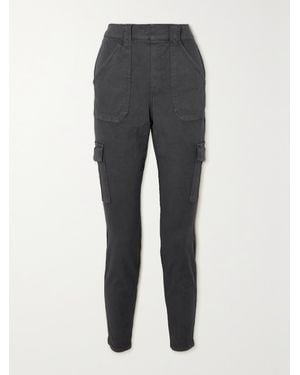 Spanx Twill Tapered Cargo Trousers - Grey