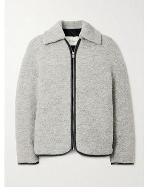 JW Anderson Wattierte Jacke Aus Einer Wollmischung - Grau