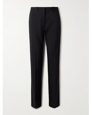 The Row Hiram Hose Mit Geradem Bein Aus Woll-Twill - Schwarz