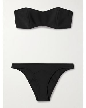 Lisa Marie Fernandez Natalie Strapless Neoprene Bikini - Schwarz