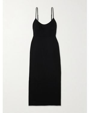 Leset Rio Corset Midikleid Aus Stretch-Ponte - Schwarz