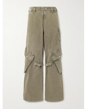 Acne Studios Cotton-Canvas Cargo Trousers - Natural
