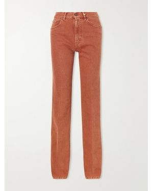 Chloé High-Rise Straight-Leg Jeans - Orange