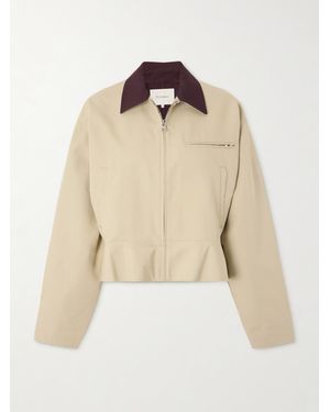 JW Anderson Cotton-Canvas Jacket - Natural