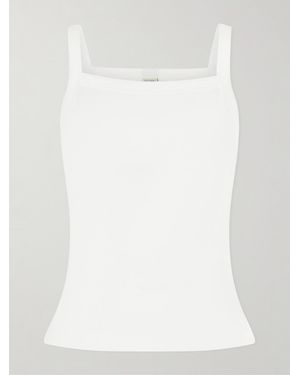 Flore Flore May Organic Cotton-Jersey Tank - White
