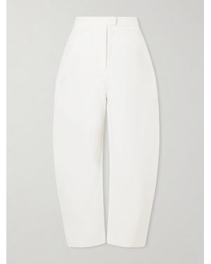 Rohe Cotton Wide-Leg Trousers - White