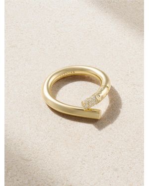 Tabayer Oera Ring Aus 18 Karat Mit Diamanten - Natur