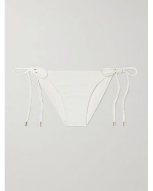 Melissa Odabash Cancun Embellished Bikini Briefs - White