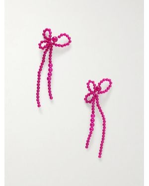 Completedworks Chalcedony Bead Earrings - Pink