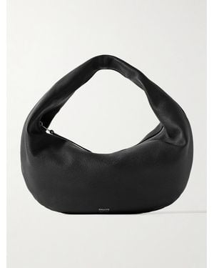 KHAITE Olivia Sport Medium Leather Shoulder Bag - Black