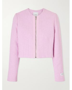 Patou Cotton-Blend Tweed Jacket - Pink