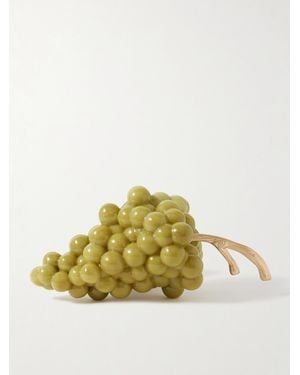 Cult Gaia Grape Resin And-Tone Clutch - Metallic
