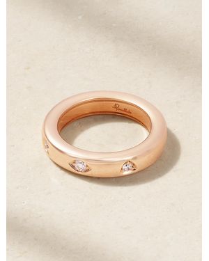 Pomellato Iconica Extra Slim 18-Karat Rose Diamond Ring - Natural