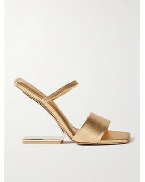 Cult Gaia Rene Leather Sandals - Natural