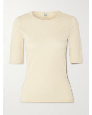 Flore Flore Anna Organic Cotton-Jersey T-Shirt - Natural