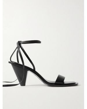 A.Emery Tie-Detailed Leather Sandals - White