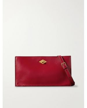 Metier Ease 22 Leather Clutch - Red
