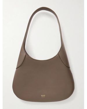 KHAITE Joan Small Leather Shoulder Bag - Brown