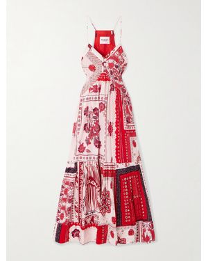 Isabel Marant Saba Printed Cotton-Voile Maxi Dress - Red