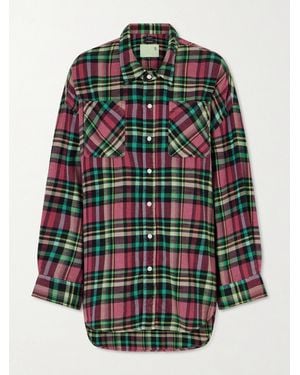 R13 Plaid Cotton-Flannel Shirt - Multicolour