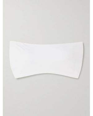 Commando Double Take Lace-Trimmed Stretch-Jersey Bandeau Bra - White