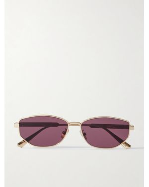 Dior Diorcannage B1U Oval-Frame-Tone Sunglasses - Purple
