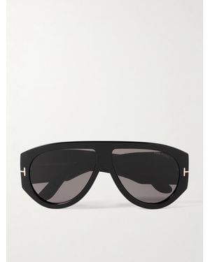Tom Ford Bronson Pilotensonnenbrille Aus Azetat - Schwarz