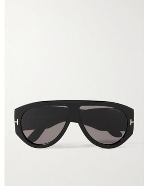 Tom Ford Bronson Aviator-Style Acetate Sunglasses - Black