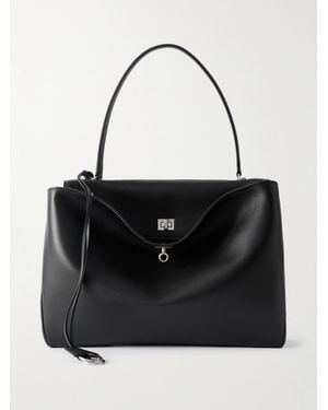 Balenciaga Rodeo Große Schultertasche Aus Leder - Schwarz
