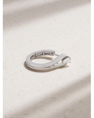 Repossi Serti Inversé 18-Karat Diamond Single Earring - Metallic