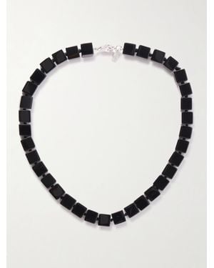 Le Sundial Tube Onyx And Collar - Black
