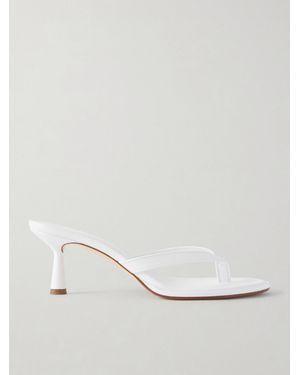 Aeyde Daphne Leather Sandals - White