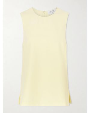 La Ligne Maxime Recycled-Crepe Top - Yellow