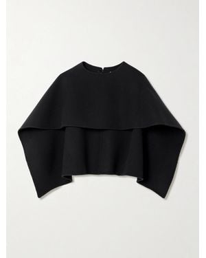 Calvin Klein Taylor Wool And Cashmere-Blend Cape - Black