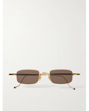 Jacques Marie Mage Dusk Square-Frame-Tone Sunglasses - Natural