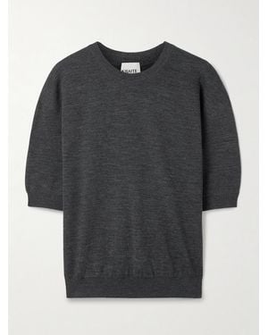 KHAITE Faye Wool Jumper - Black