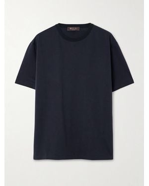 Loro Piana Neo Cotton-Jersey T-Shirt - Blue
