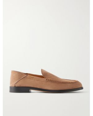 Tod's Logo-Detailed Suede Loafers - White