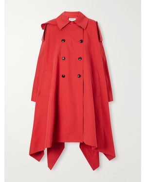 Rohe Cotton-Gabardine Coat - Red