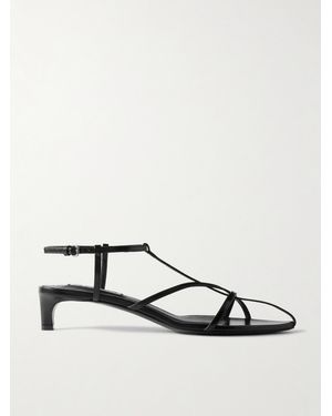 Jil Sander Leather Sandals - Black