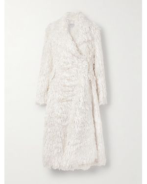 Gabriela Hearst Cantwell Mantel Aus Seiden-Fleece - Weiß